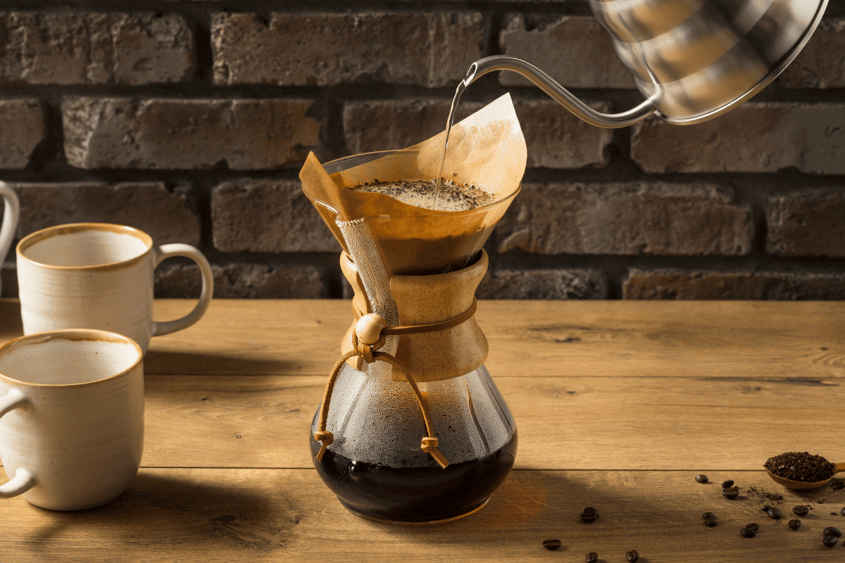 Pour over coffee